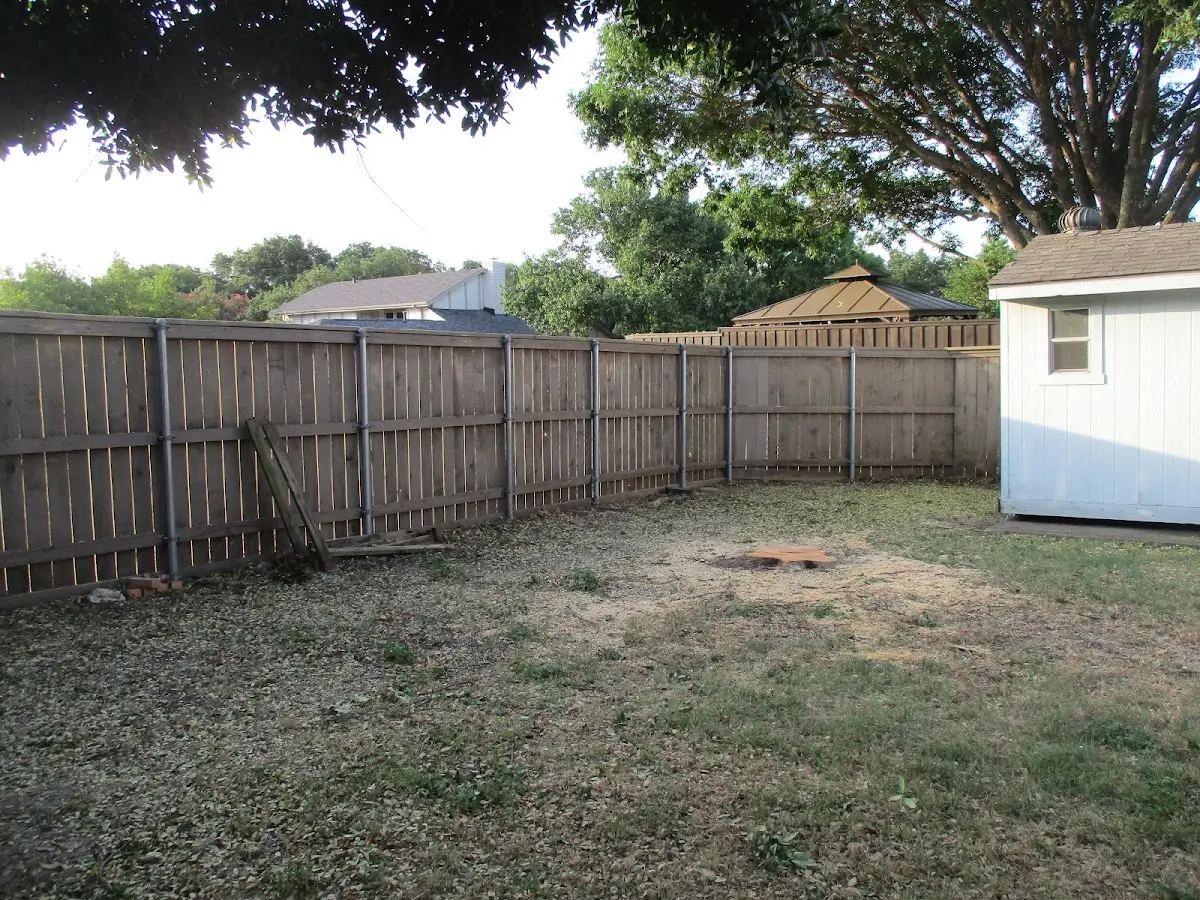Cleared yard after professional tree removal in Hope Hull